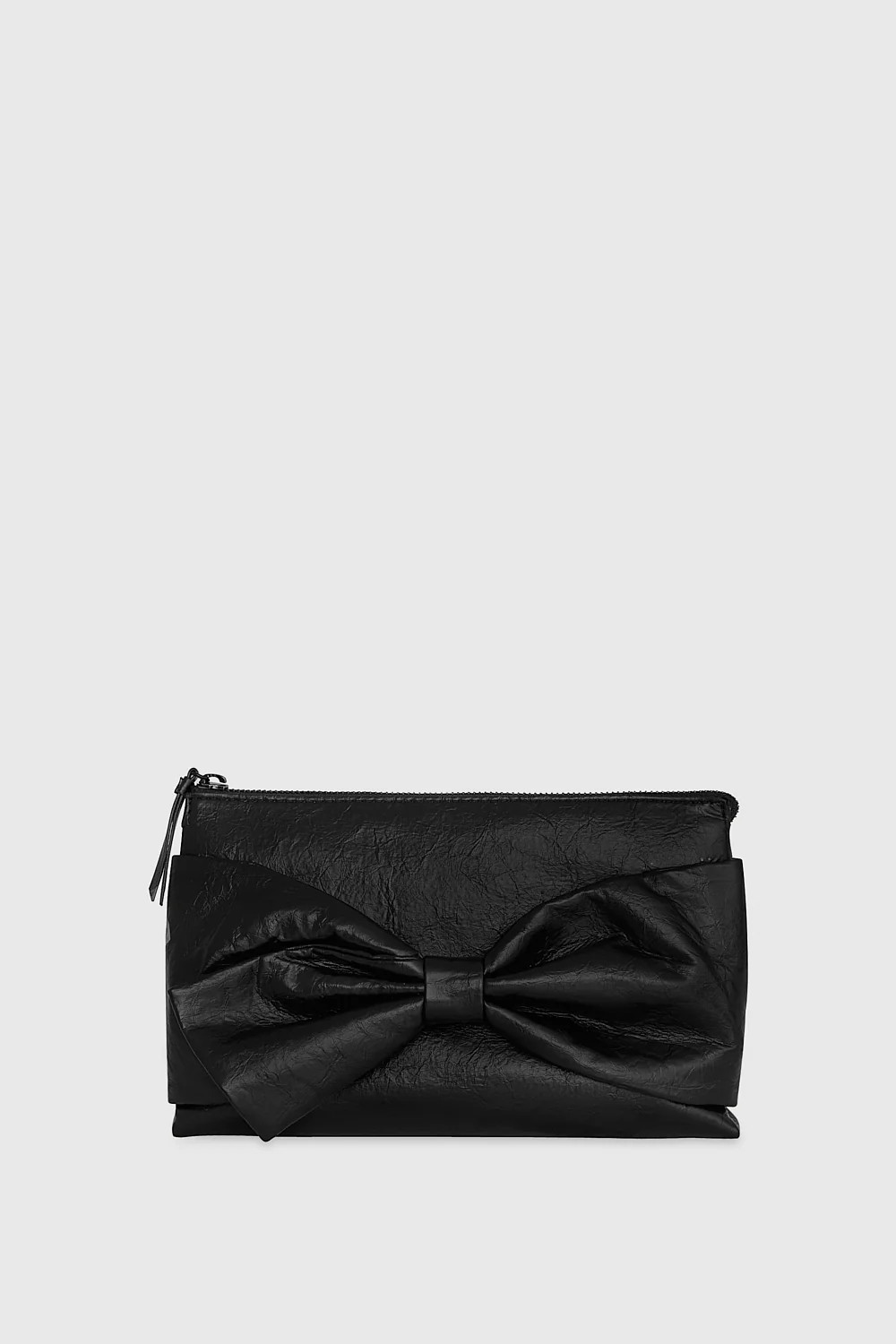 Rebecca Minkoff Bow Clutch Bag In Black | Rebecca Minkoff