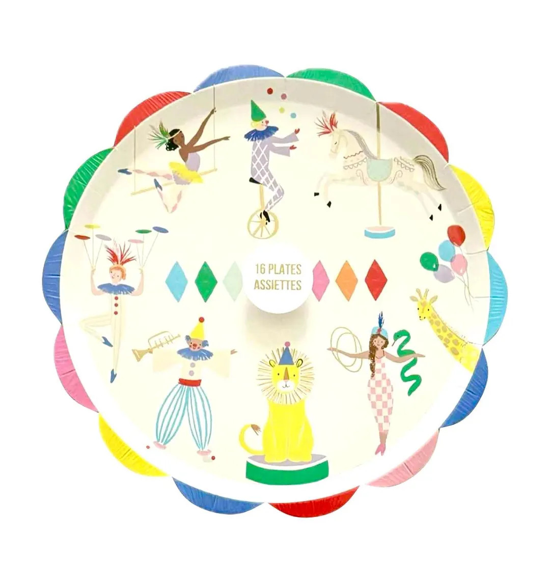 Circus Paper Plates - Etsy | Etsy (US)