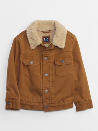babyGap Sherpa Icon Denim Jacket | Gap Factory
