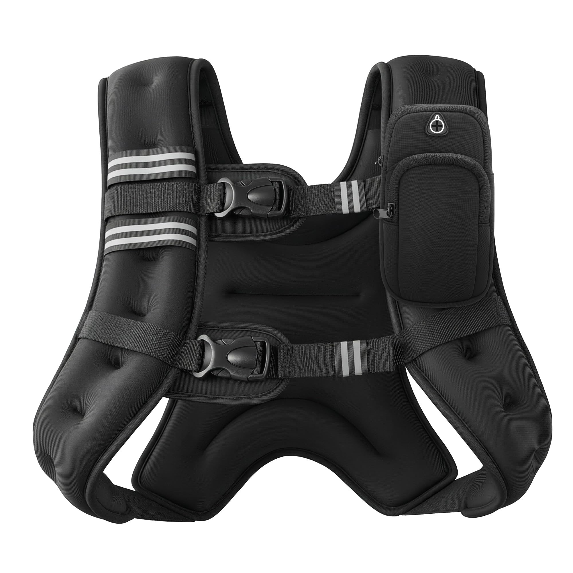 ZELUS Weighted Vest, 6lb/8lb/12lb/16lb/20lb/25lb/30lb Weight Vest with Reflective Stripe for Work... | Amazon (US)