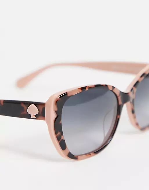Kate Spade augusta animal print sunglasses | ASOS (Global)