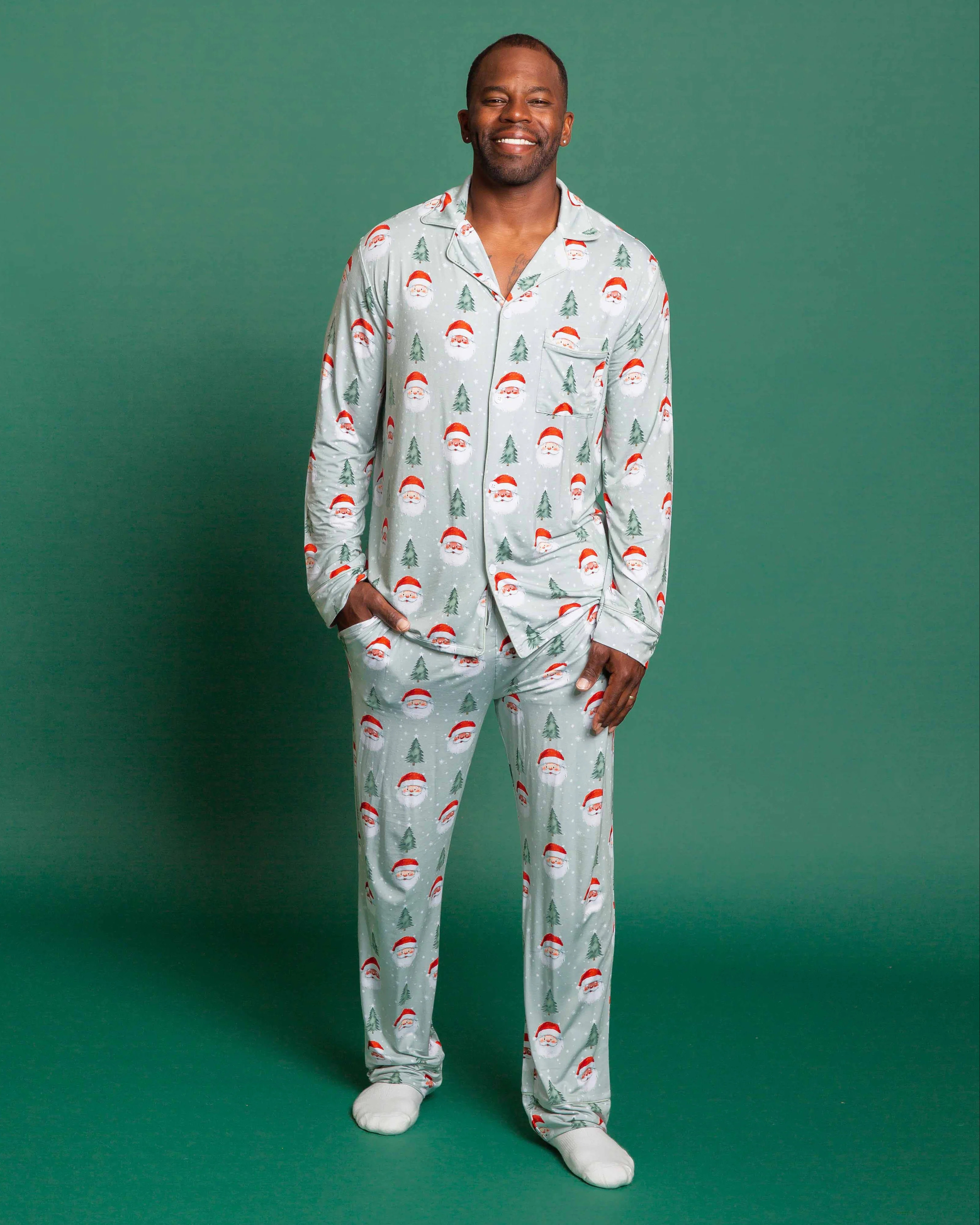 Just BeClause Men's Collar Shirt & Pants Set L | Bums and Roses