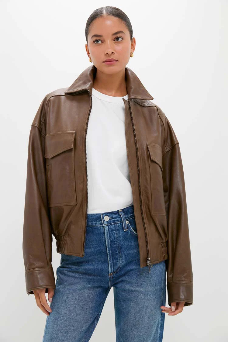 Truffle Eugene Leather Jacket | Tuckernuck (US)