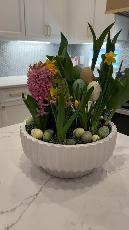 Easter centerpiece, Easter flower arrangement, garden planterr

#LTKhome #LTKfindsunder50