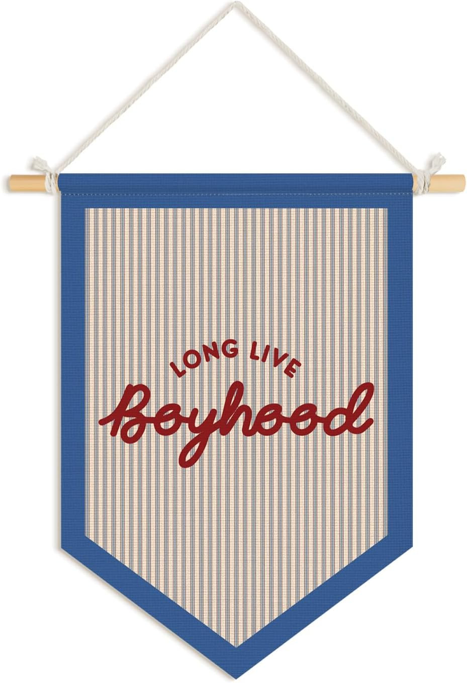 Wheatwin Long Live Boyhood Pennant Flag Banner, Boys Room Decor, Vintage Playroom Wall Decor for ... | Amazon (US)
