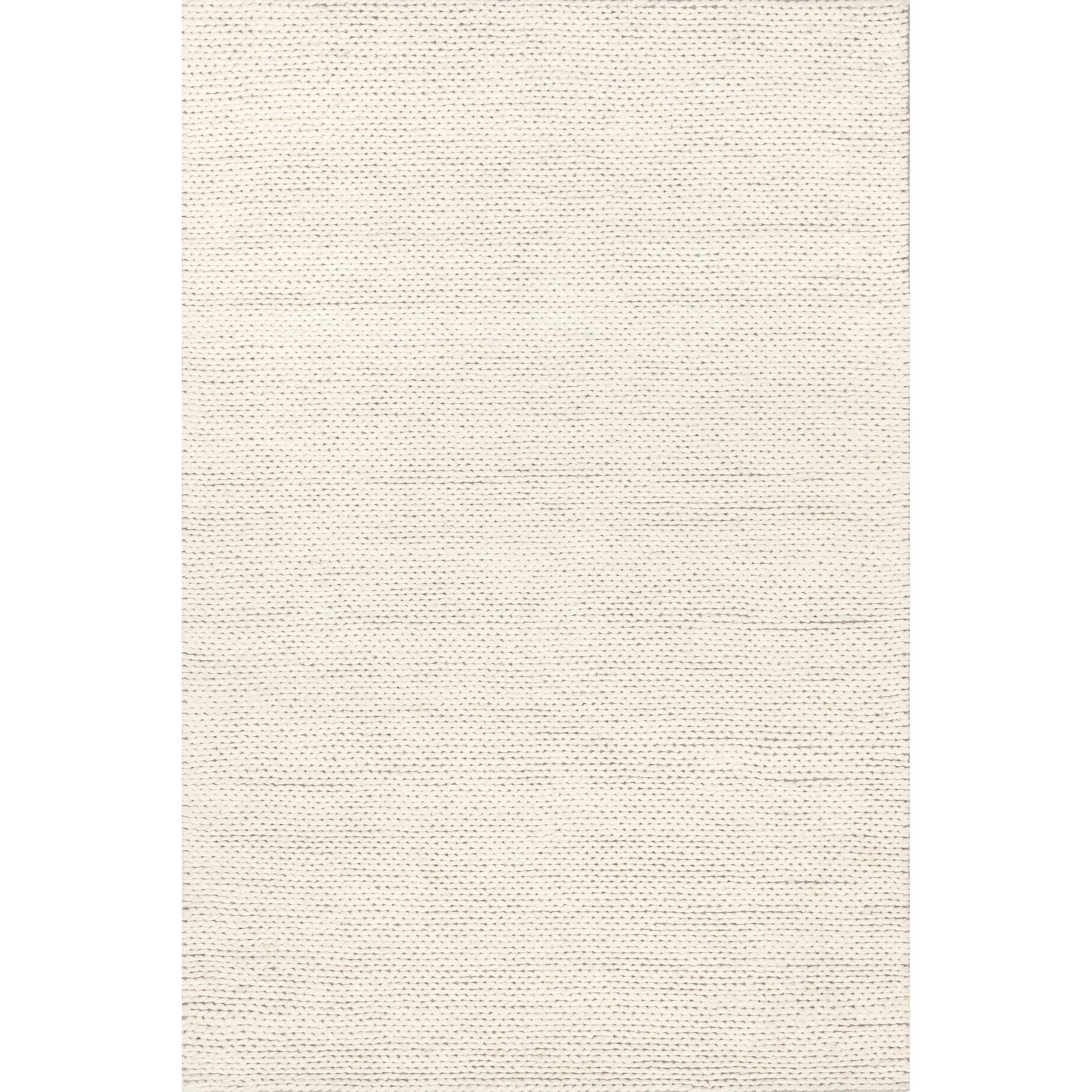 nuLOOM 8x10 Penelope Wool Braided Handmade Area Rug, Off White, Solid Rustic Farmhouse Style, For Bedroom, Living Room, Hallway, Entryway | Amazon (US)