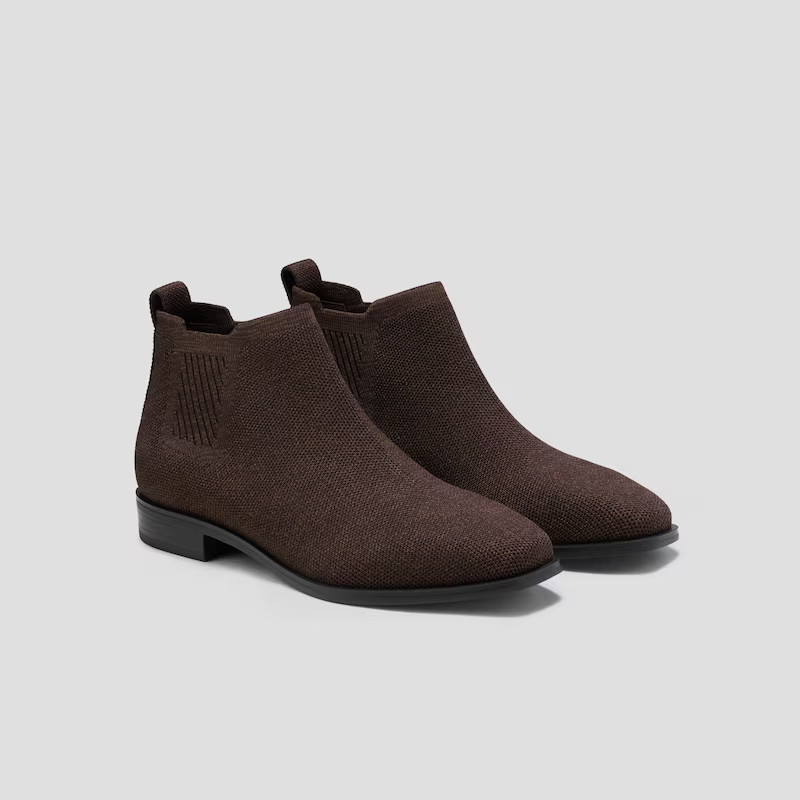 Square-Toe Water-Repellent Ankle Boots (Ryan Pro) | VIVAIA