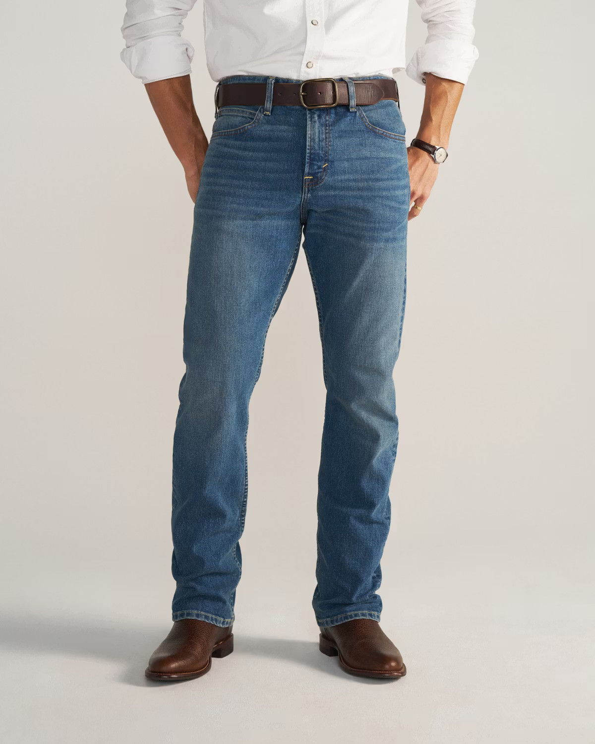 Men's Slim Straight Stretch Denim | Tecovas