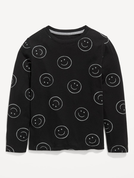 Softest Long-Sleeve Printed T-Shirt for Boys | Old Navy (US)
