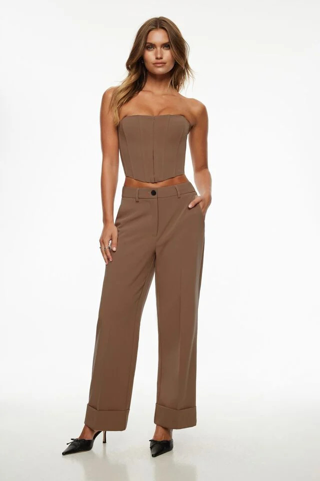 Max Cuffed Ankle Pants | Dynamite Clothing