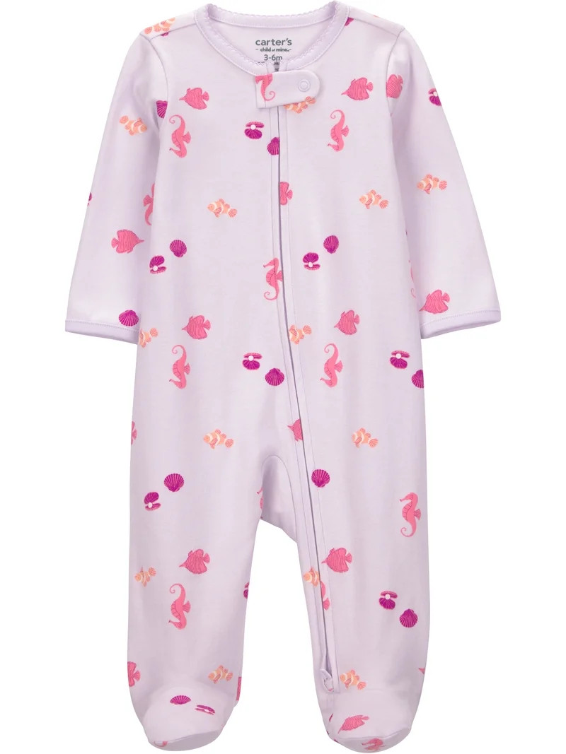 Carter's Child of Mine Baby Sleep 'N Play, Sizes Preemie-6/9 Months | Walmart (US)