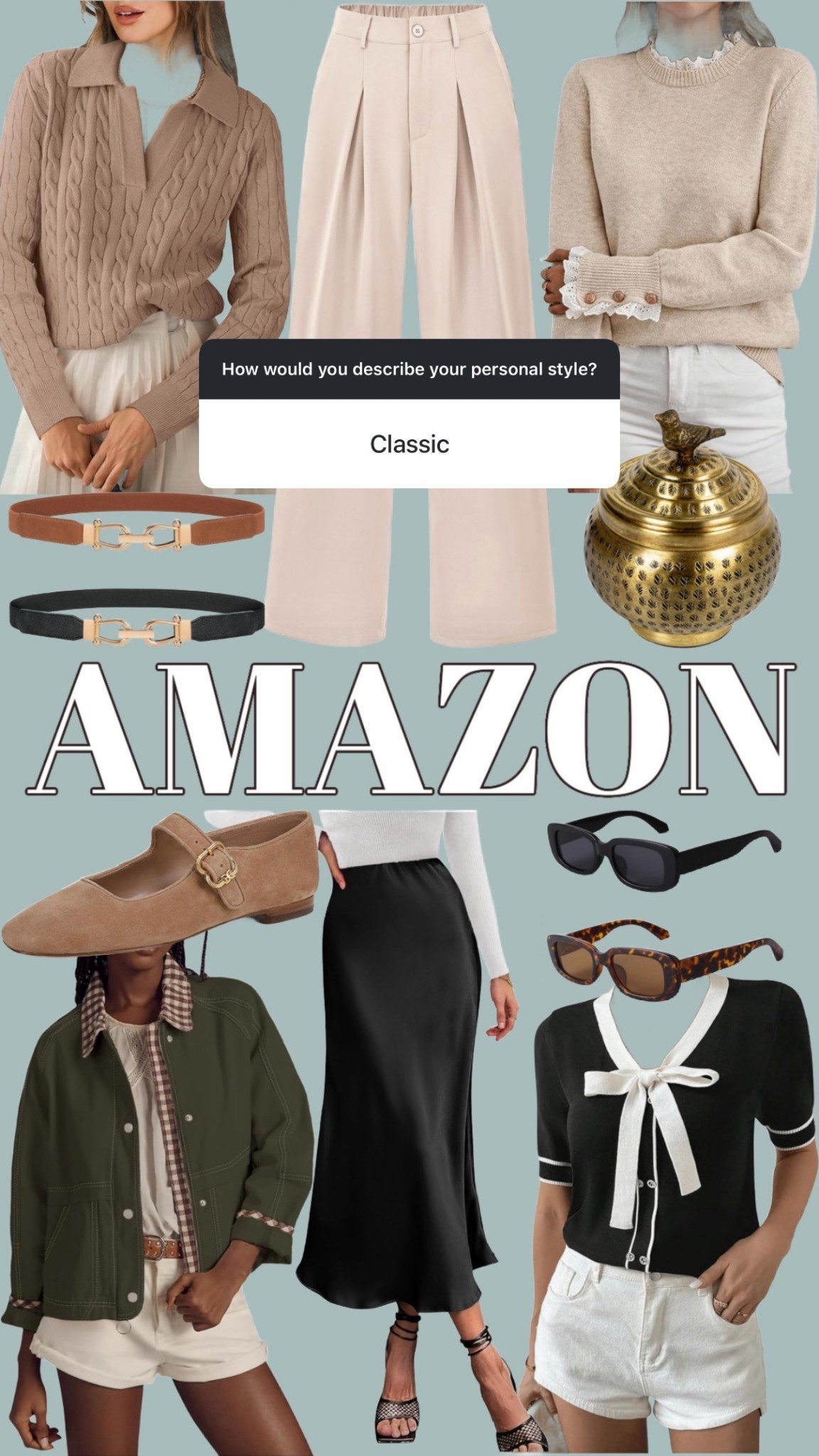 Amazon classic outfits! 

Amazon finds, Amazon fashion, Amazon sweater, classy outfit, work outfit, jackett

#LTKootd #LTKWorkwear #LTKSeasonal