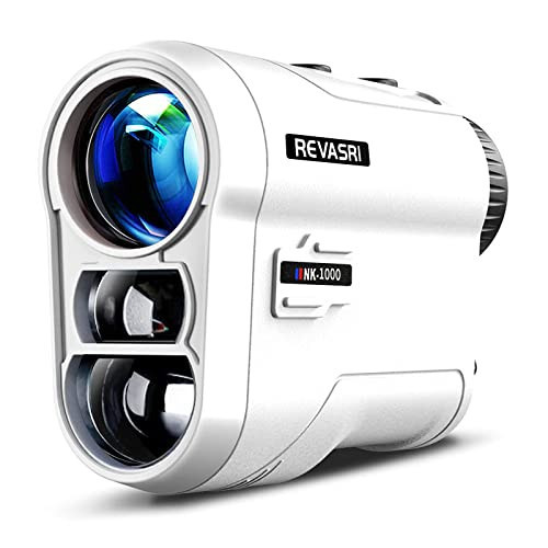 REVASRI Golf Rangefinder with Slope and Pin Lock Vibration, External Slope Switch for Golf Tournament Legal, Rangefinders with Rechargeable Battery 1000YDS Laser Range Finder | Amazon (US)