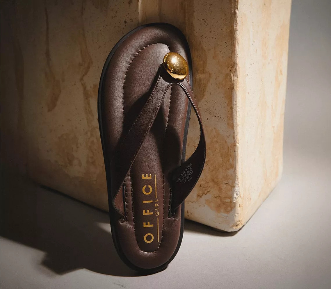 Sardinia Hardware Toe Post Sandals | Office Shoes (UK)