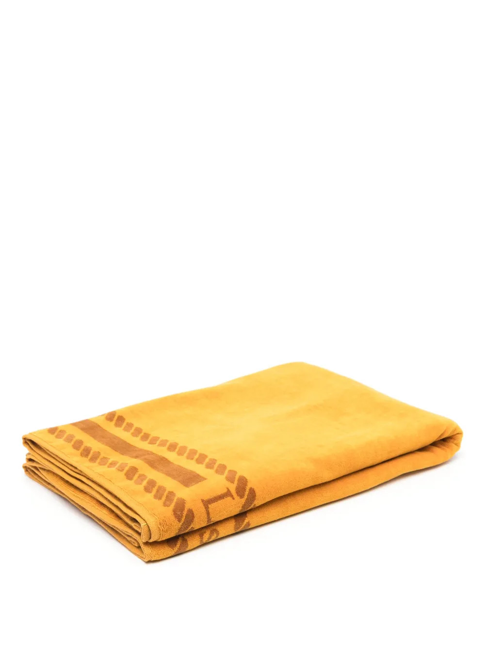 Marlies Dekkers logo-print Cotton Beach Towel | Yellow | FARFETCH AU | Farfetch Global