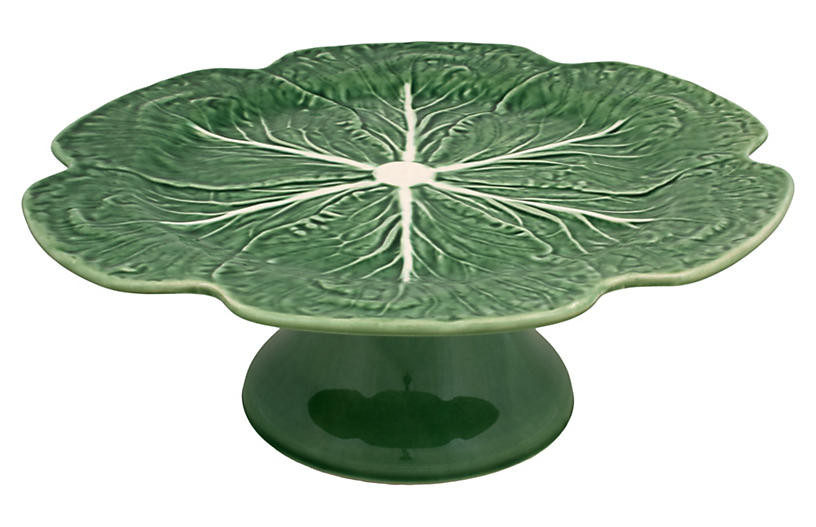 Cabbage Cake Stand, Green | One Kings Lane