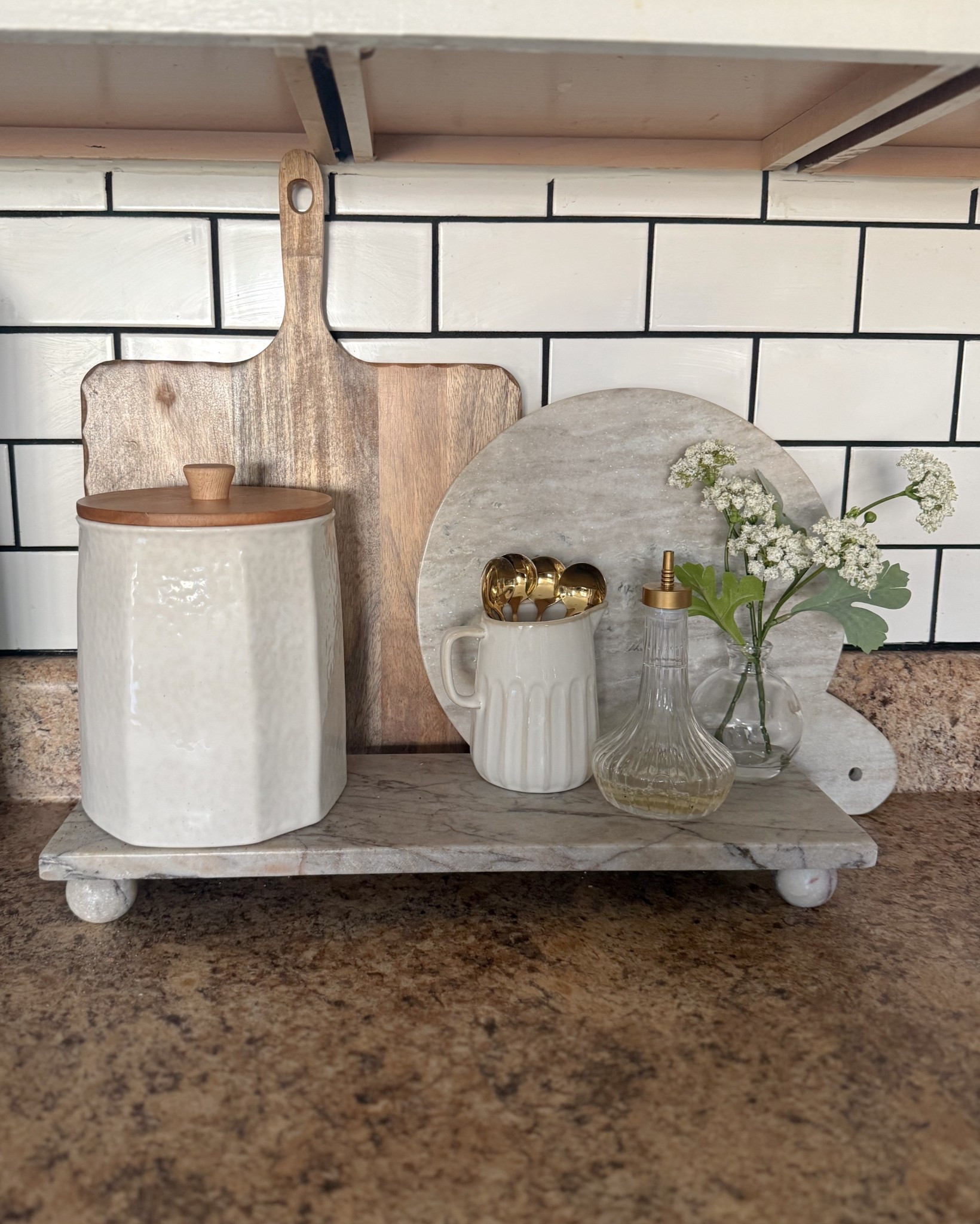 Simple coffee bar idea with the new marble tray!

#LTKHome #LTKSeasonal #LTKFindsUnder50