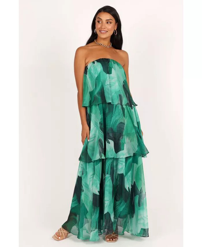 Women's Bloom Strapless Maxi Dress | Macy's