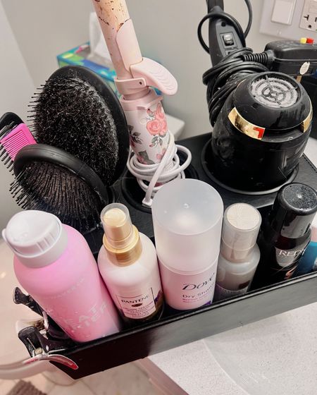 A bathroom organizer for all my beauty tools like blow dryer, curling iron and hair tools. Keeps cording from tangling and it's all in one spot. 
Bathroom
Bathroom organizer
Beauty
Beauty tools
Hair tools
Blow dryer 

#LTKbeauty #LTKfindsunder50 #LTKhome