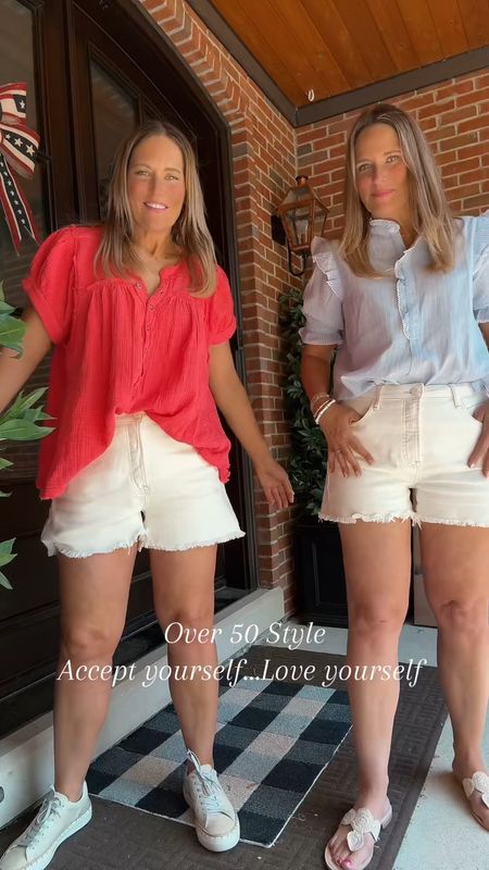 We bought the bigger shorts and we love them. We bought XL in these! 

#LTKOver40 #LTKMidsize #LTKVideo