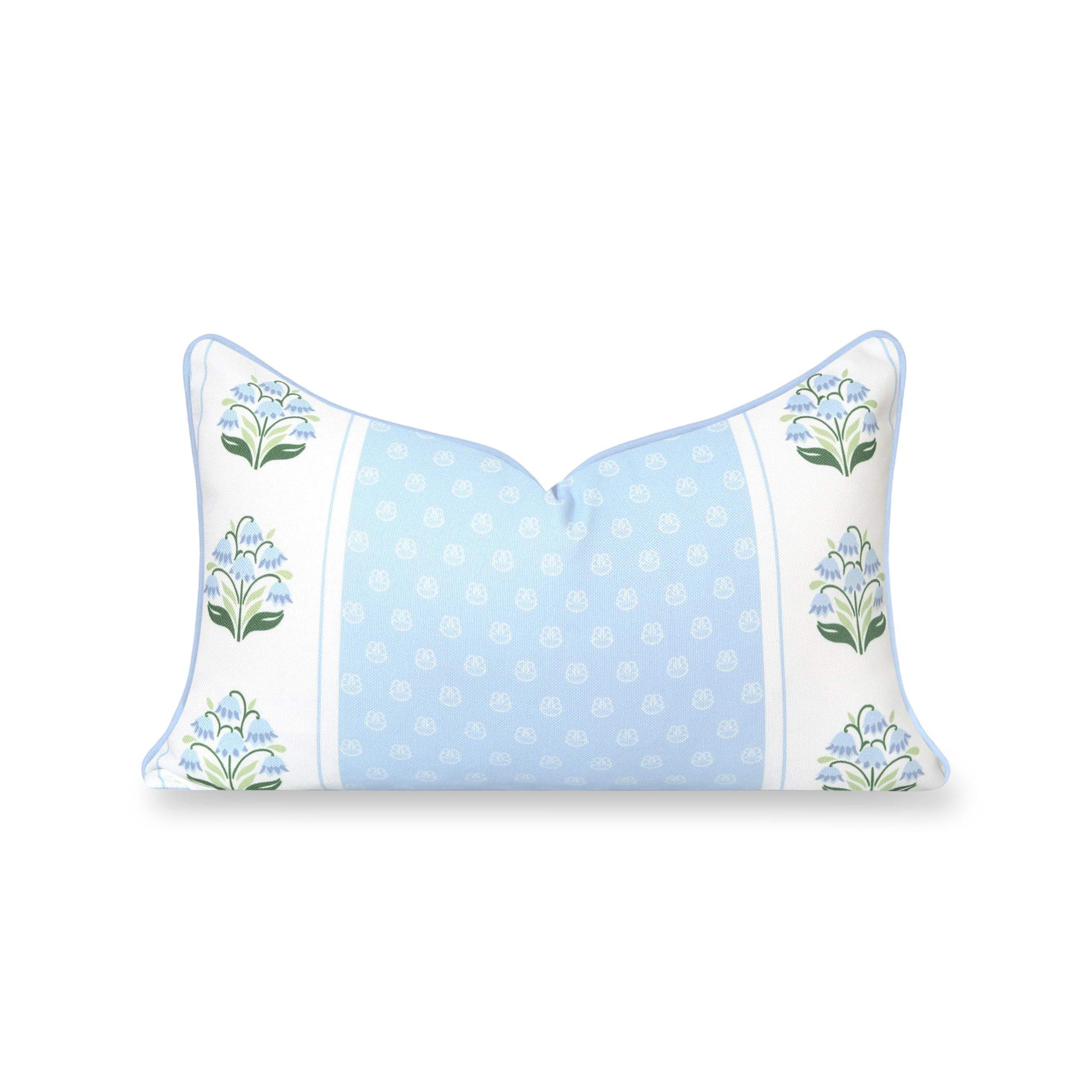Hofdeco Premium Grandmillennial Coastal Hampton Patio Indoor Outdoor Lumbar Pillow Cover Only, 12... | Amazon (US)