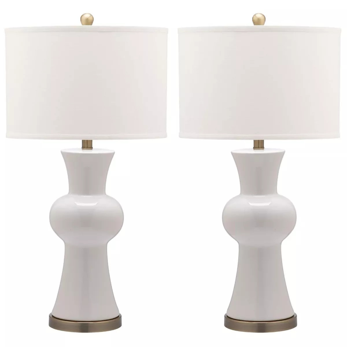 Lola 30 Inch H Column Lamp (Set of 2)  - Safavieh | Target