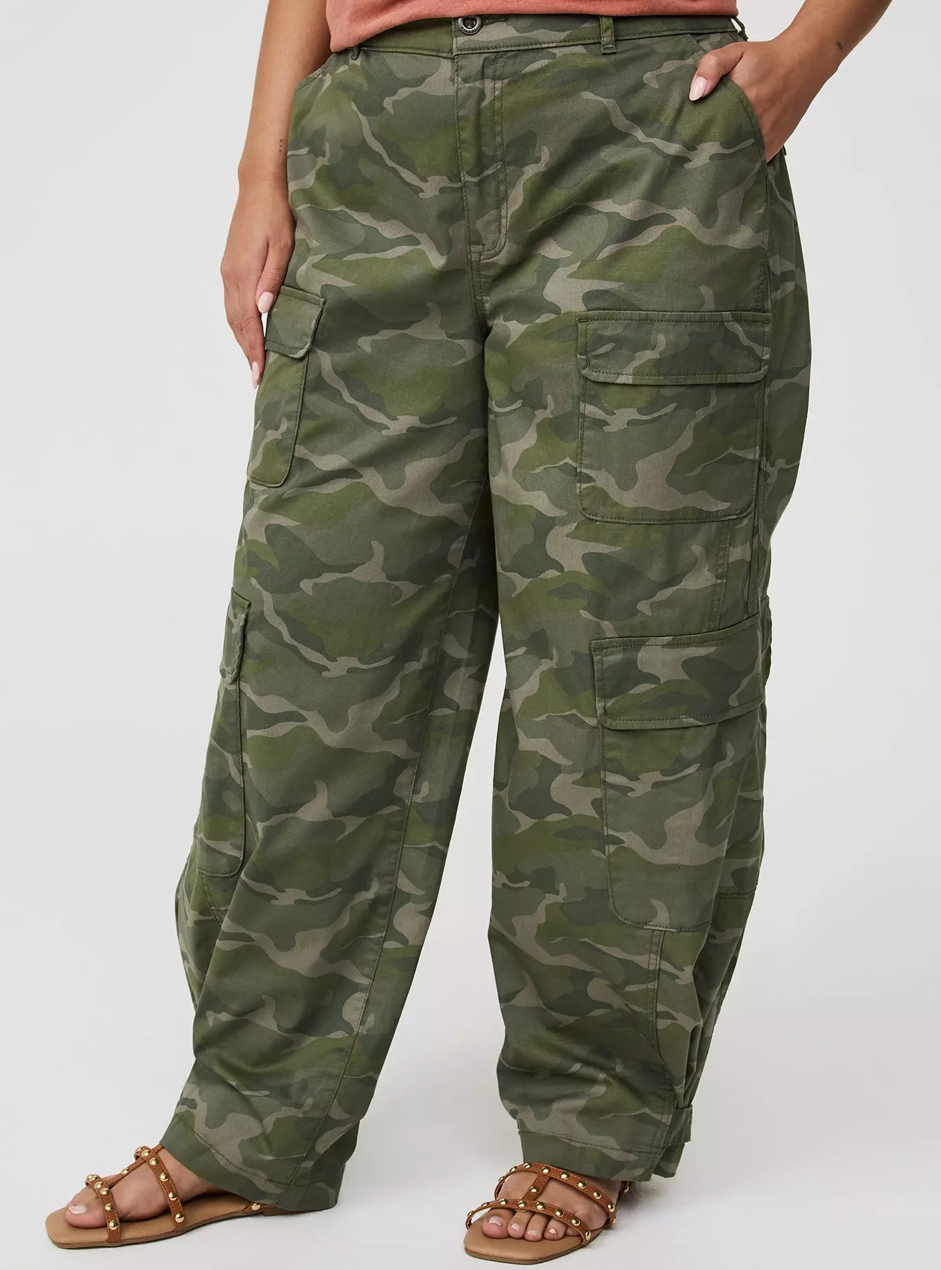 High-Rise Baggy Cargo Wide Leg Pant | Torrid (US & Canada)