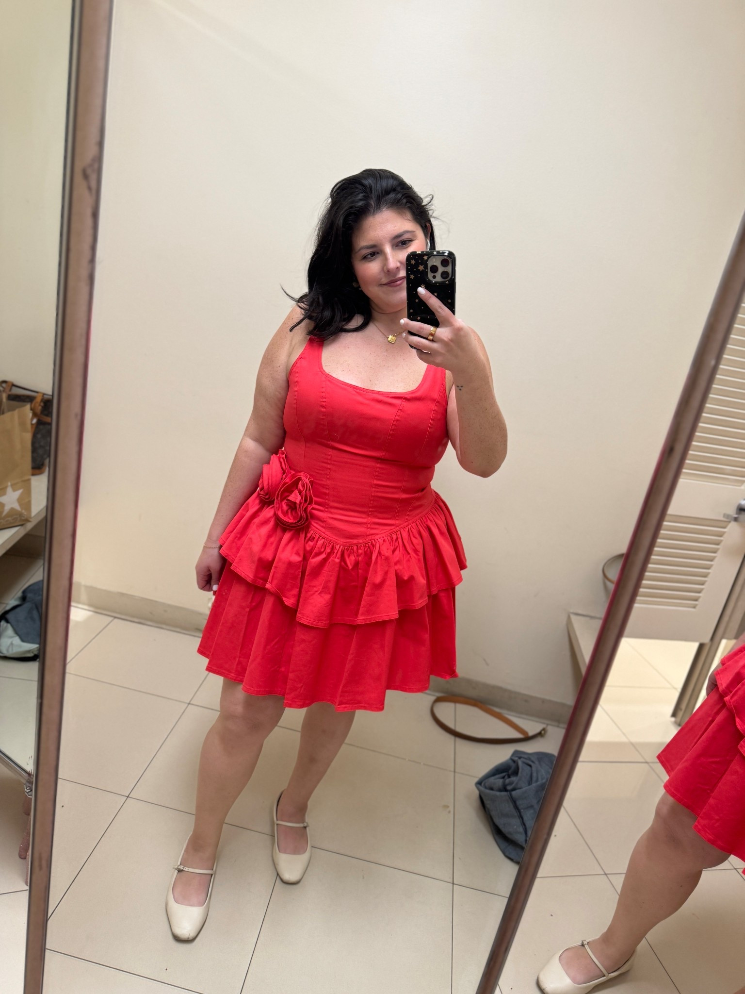 Red dress from Macys 😍💃🏻 I’m wearing a size 16 and it was tight because I’m more of an 18. But it was so cute and it’s 30% off!

#LTKPlusSize #LTKSaleAlert #LTKMidsize