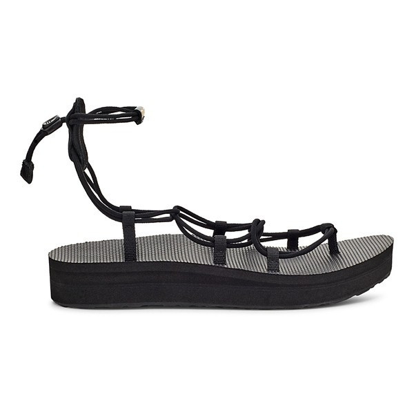 Women's Teva Midform Infinity Sandals 6 Black | Scheels