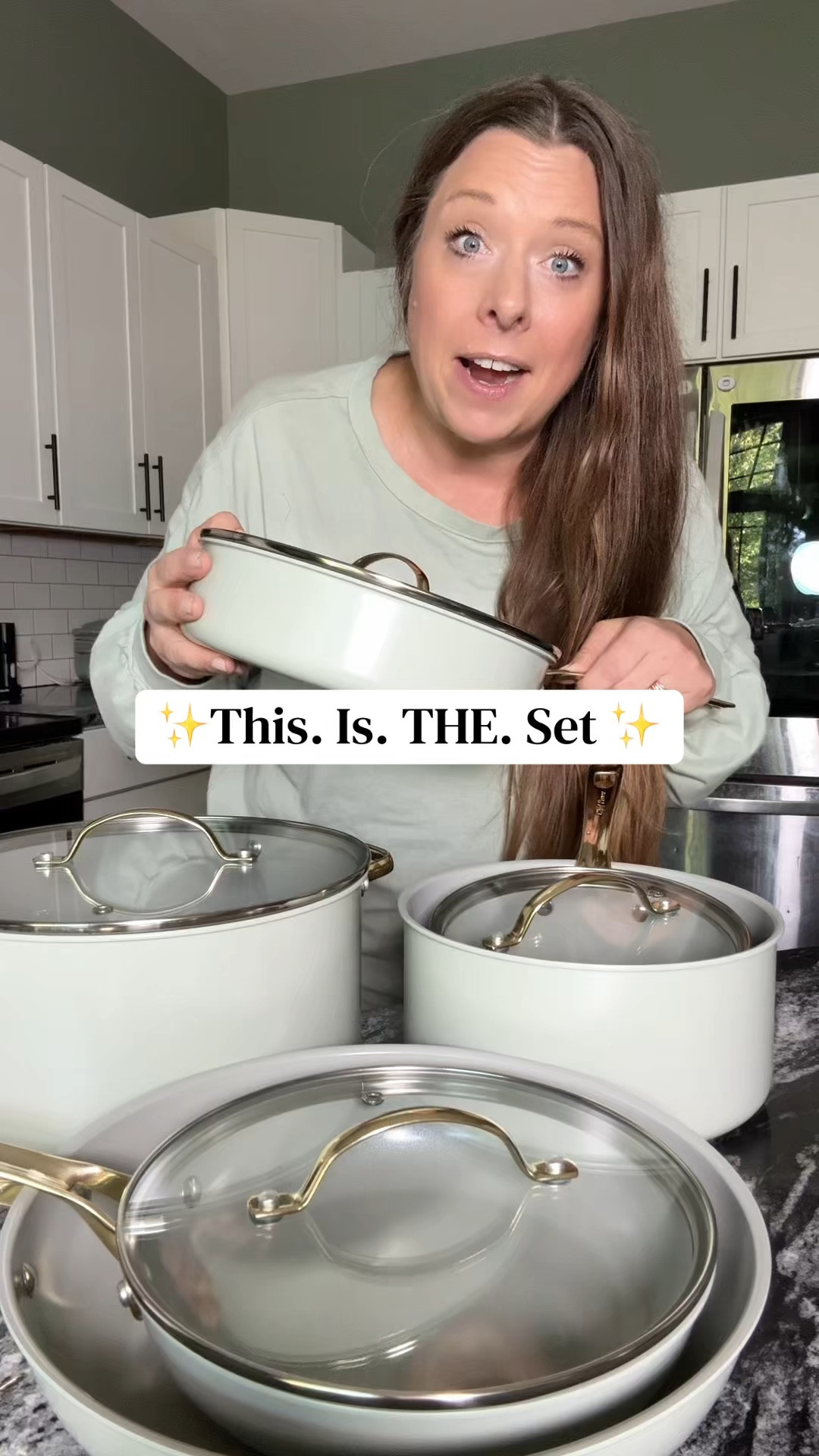 Gorgeous. Functional. Safe. Nonstick. Ceramic. Affordable. The perfect set for families! #potsandpans #cookware #ceramiccookware

#LTKfoodie #LTKHome #LTKmomlife