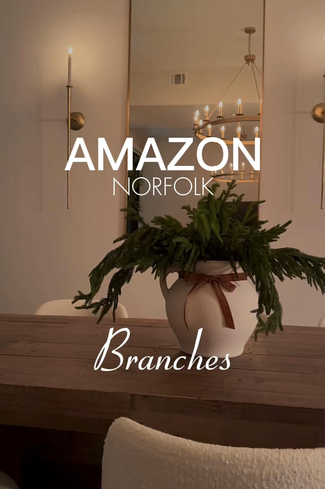 I’m obsessed with these Norfolk Branches that look good in any vase for the holidays! 

#amazonhome #amazonholiday #amazonchristmas #amazonholidaydecor

#LTKHoliday #LTKHome #LTKSeasonal