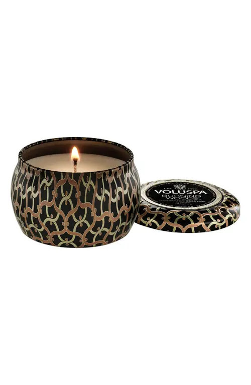 Voluspa Burning Woods Mini Tin Candle at Nordstrom | Nordstrom