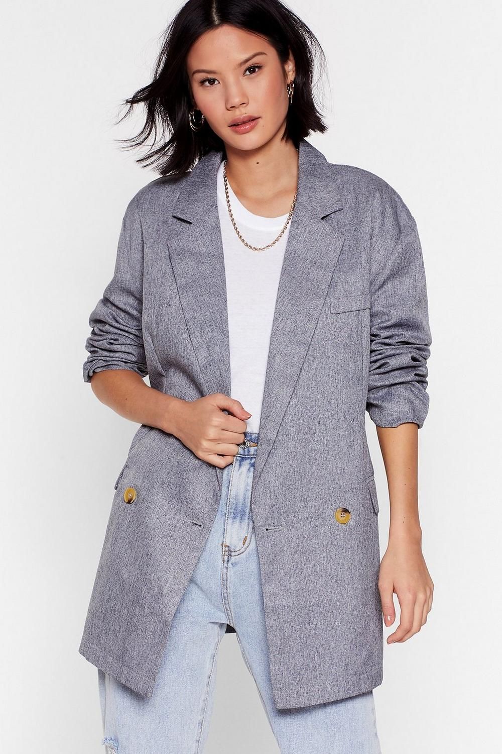 This Meeting's Oversized Double Breasted Blazer | NastyGal (US & CA)