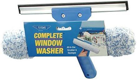 Ettore Complete Window Cleaner 2 in 1 Combo Tool: 10-inch Squeegee and Washer | Amazon (US)