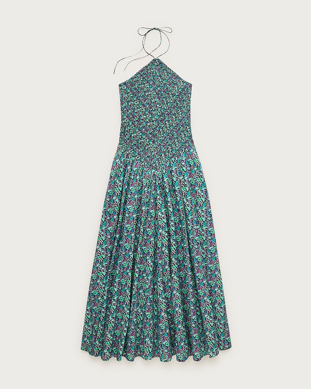 Smocked halter dress in Liberty&reg; fabric | J. Crew US