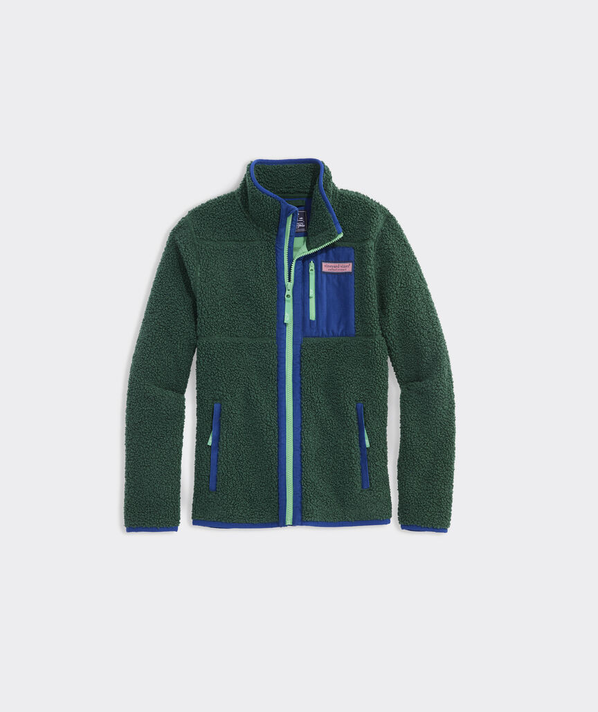 Boys' Heritage High-Pile Fleece SuperShep™ Full-Zip Jacket | vineyard vines