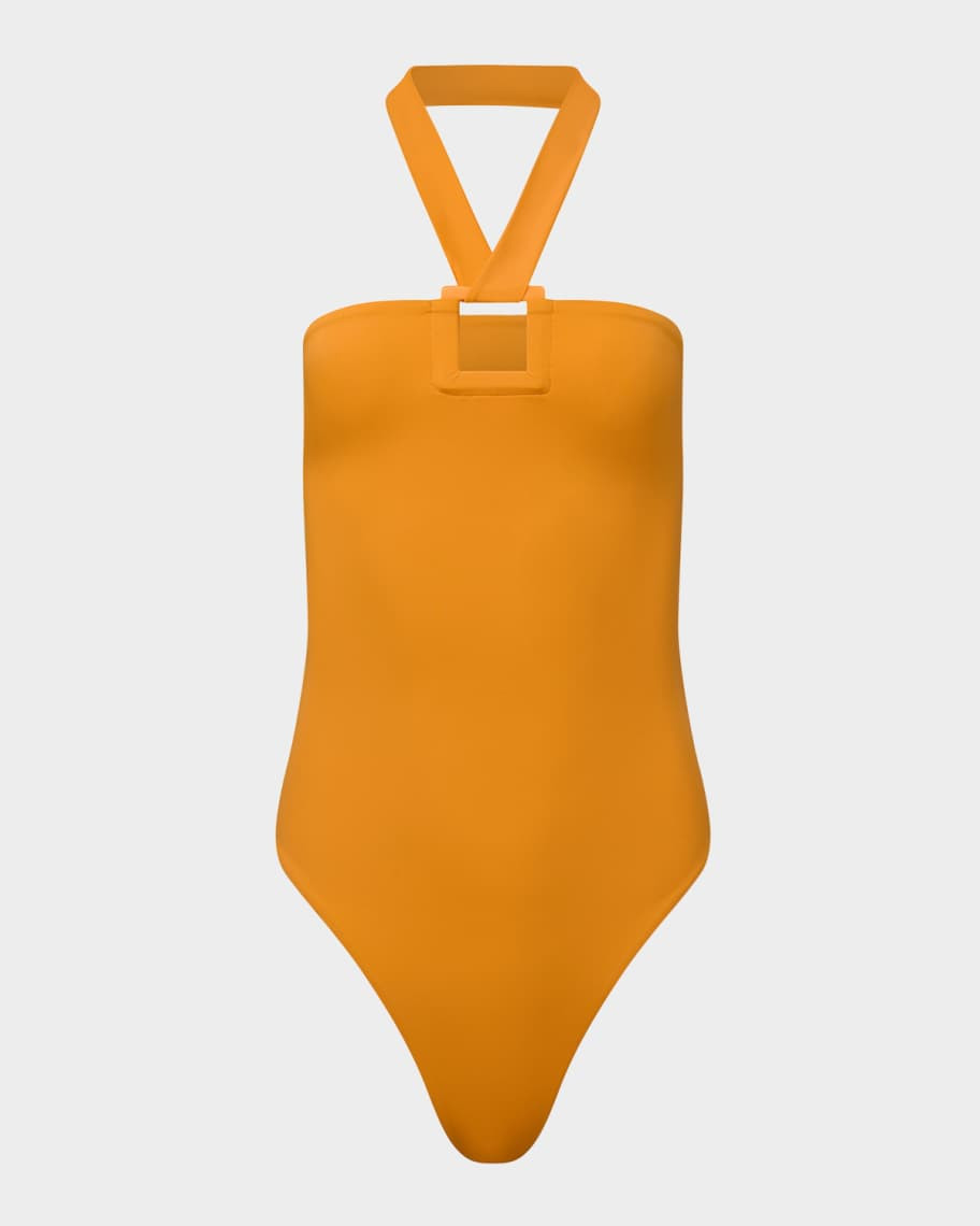 Onia Tricot Poppy One-Piece Swimsuit | Neiman Marcus