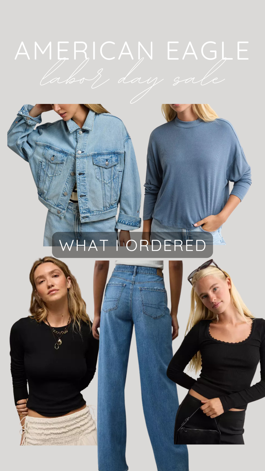 You guys know I love me some AE, their Labor Day weekend sale is happening now!! This is what I ordered 😍😍👏🏼 

 #LTKSaleAlert #LTKStyleTip