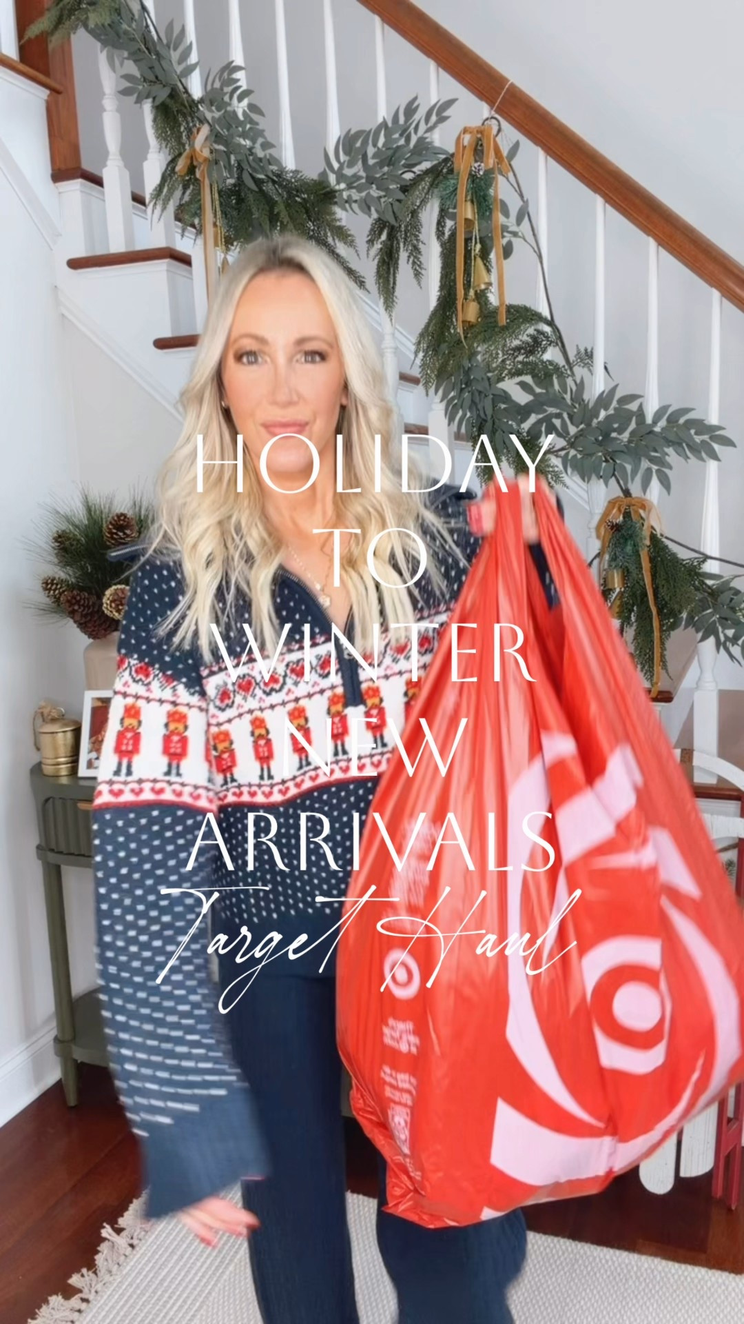 Holiday to winter new arrivals from Target!🎄❄️ Target new arrivals that are cozy, cozy, cozy! 🤩 How cute are these holiday sweaters? The best part is that you can take them into winter, too! And they are SOO soft and stretchy! Obsessed with the comfy level of all! And can we talk about the cozy lounge pants? So stretchy (but they hold their shape) and soft, without being itchy! Also, everything has been recently restocked ‼️Btw, these high rise wide leg jeans are my favorite jeans EVER. No joke. These outfits would be perfect for Christmas morning, holiday travel, and also to wear all Christmas vacation! Even perfect to wear after the holidays! Which new arrival from Target is your fave?👇🏻


#LTKHoliday #LTKFindsUnder50 #LTKTravel