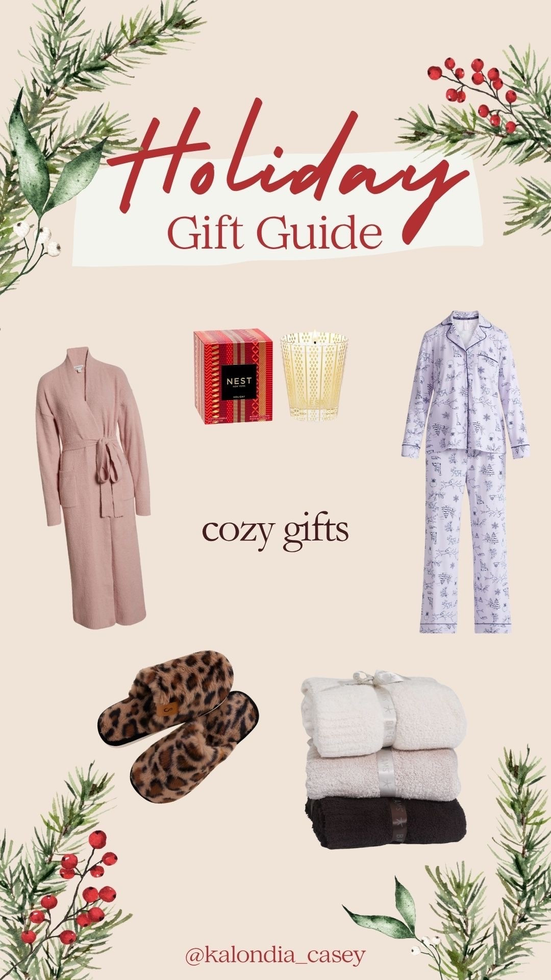 The coziest gifts of the season ❄️ 

Plush slippers, dreamy pajamas and the softest Barefoot Dreams blanket 🎄

These are the warm-and-fuzzy gifts everyone will love ❤️💚

#giftguide 
#giftideas
#cozygifts 
#holidaygifts
#wishlist 
#christmasgifts

#LTKGiftGuide #LTKHoliday #LTKOver40