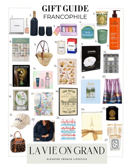 Gift Guide Part 1
Francophile
French Inspired Gifts

#LTKHoliday #LTKGiftGuide #LTKSeasonal
