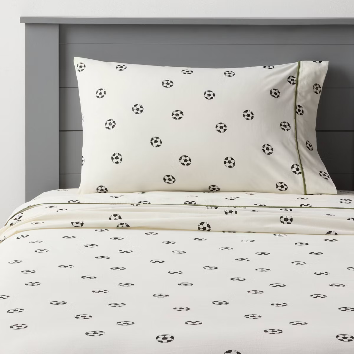 Soccer Kids' Cotton Sheet Set - Pillowfort™ | Target