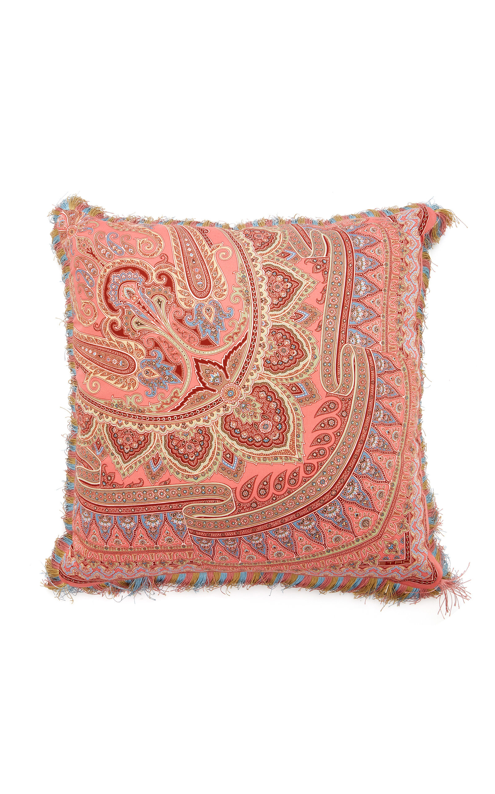 Moussac Paisley-Print Cotton Cushion | Moda Operandi Global