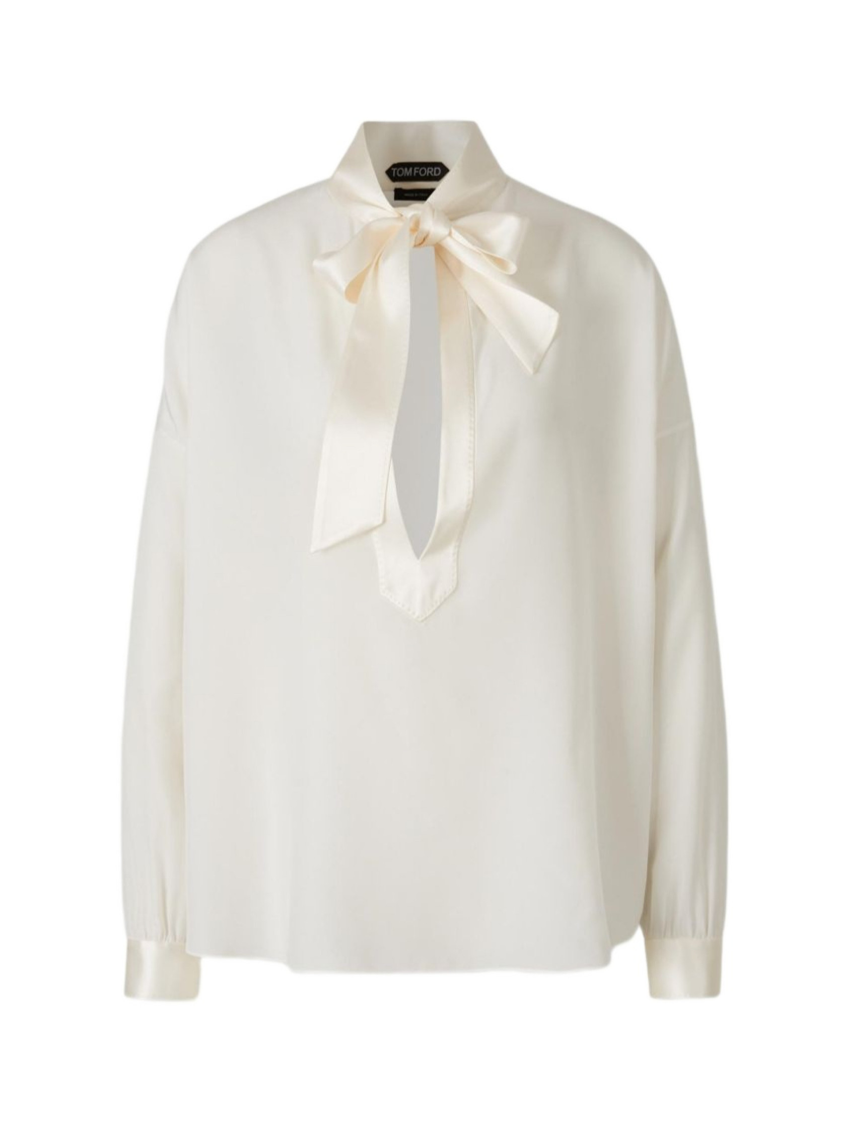 Tom Ford Long Sleeve Bow Detail Top | Senser US