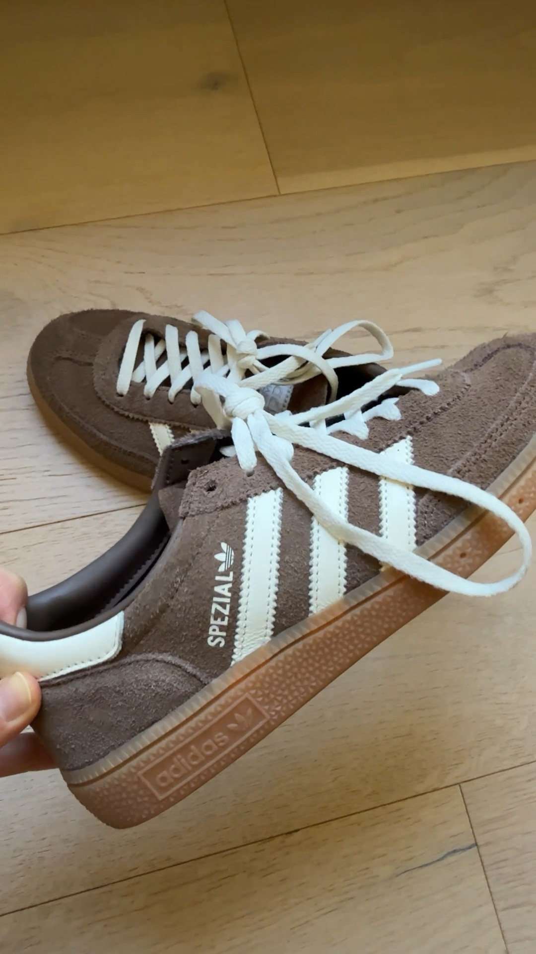 My current favorite sneakers are back in stock! This chocolate brown color is perfect for winter and is such a great neutral color that goes with anything. The adidas spezial shoes are super comfy as well! These run TTS. 

#LTKgrwm #LTKdayinmylife #LTKmorningroutine