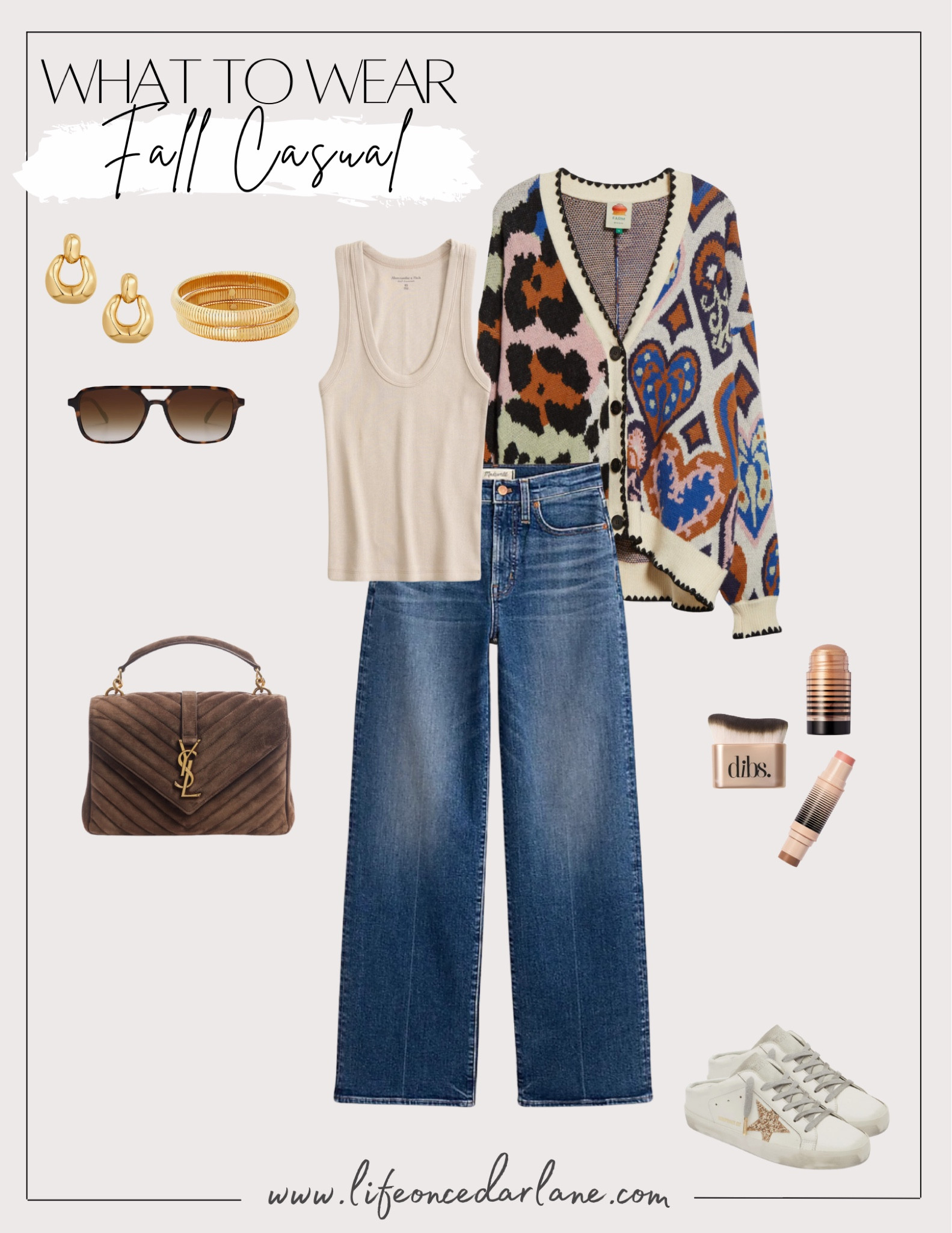 Fall Casual- loving this fun cardigan and snag these Madewell jeans on sale now!

#fallfashion #jeans #farmrio #suedebag



#LTKFindsUnder100 #LTKSaleAlert #LTKOver40