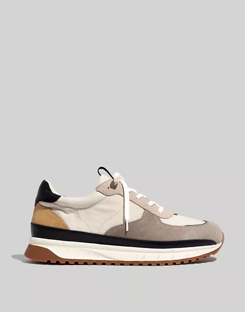 Kickoff Trainer Sneakers in (Re)sourced Canvas and Suede | Madewell