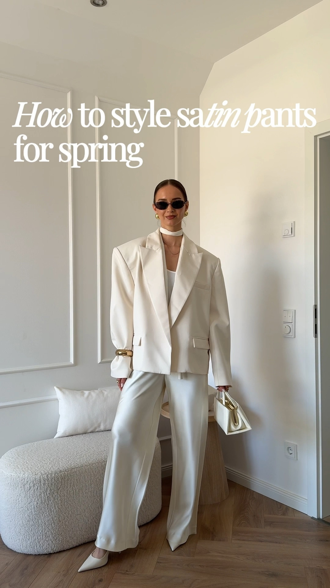 How to style satin pants for spring 🤍✨

First blazer is from Arakii (size M) #LTKspring

#LTKluxury #LTKeurope