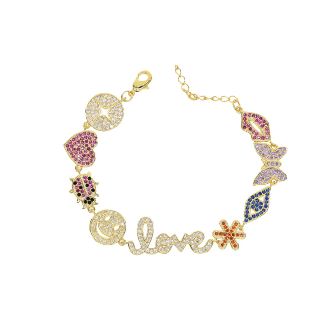 Rainbow Mantra Bracelet | Accessory Concierge