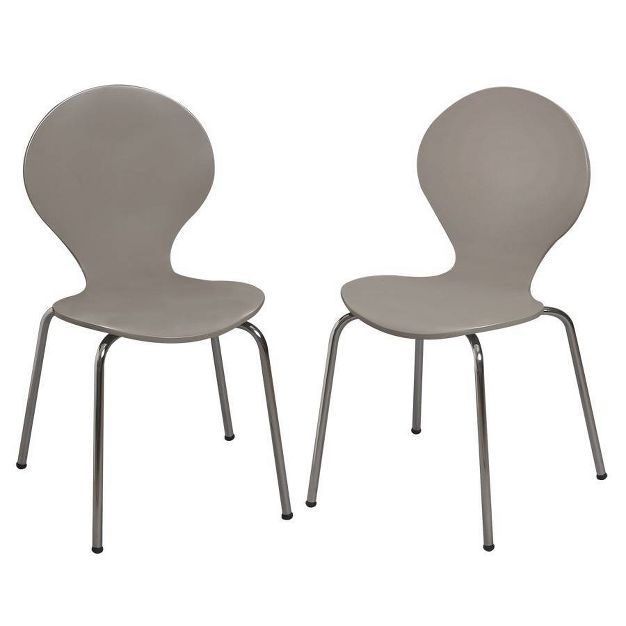 Set of 2 Kids' Bentwood Chairs with Chrome Legs - Gift Mark | Target